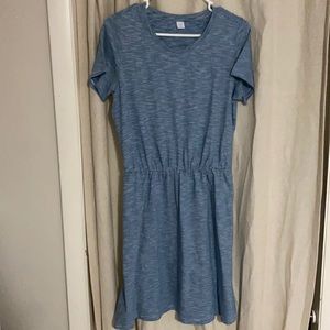 Old Navy Slub-Knit Waist-Defined T-Shirt Dress